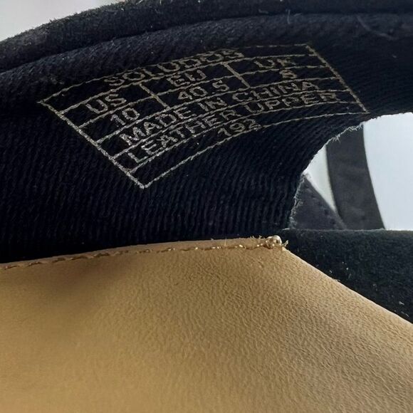 NEW Anthropologie Soludos Tall Capri Suede Heels 10 Black - Picture 13 of 16